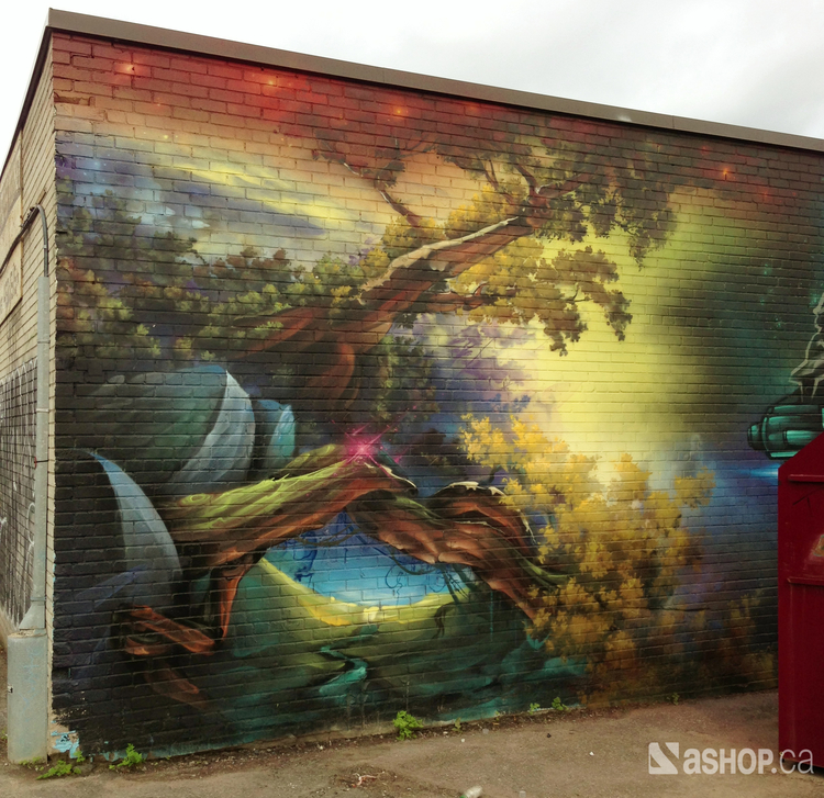 A'shop-ashop-graffiti-street-art-mural-urban-zek-zeko-zeck-trees-jungle-mystic
