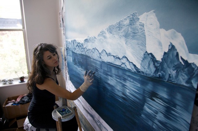 Pastel-Icebergs-by-Zaria-Forman-15-640x426